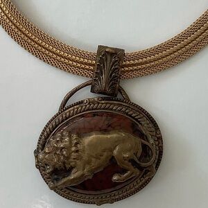 Vintage Patrice Lion Necklace